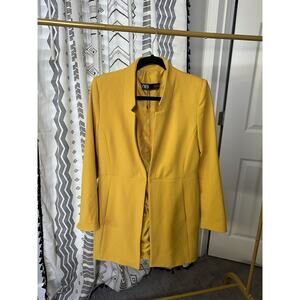Zara Yellow Blazer Large